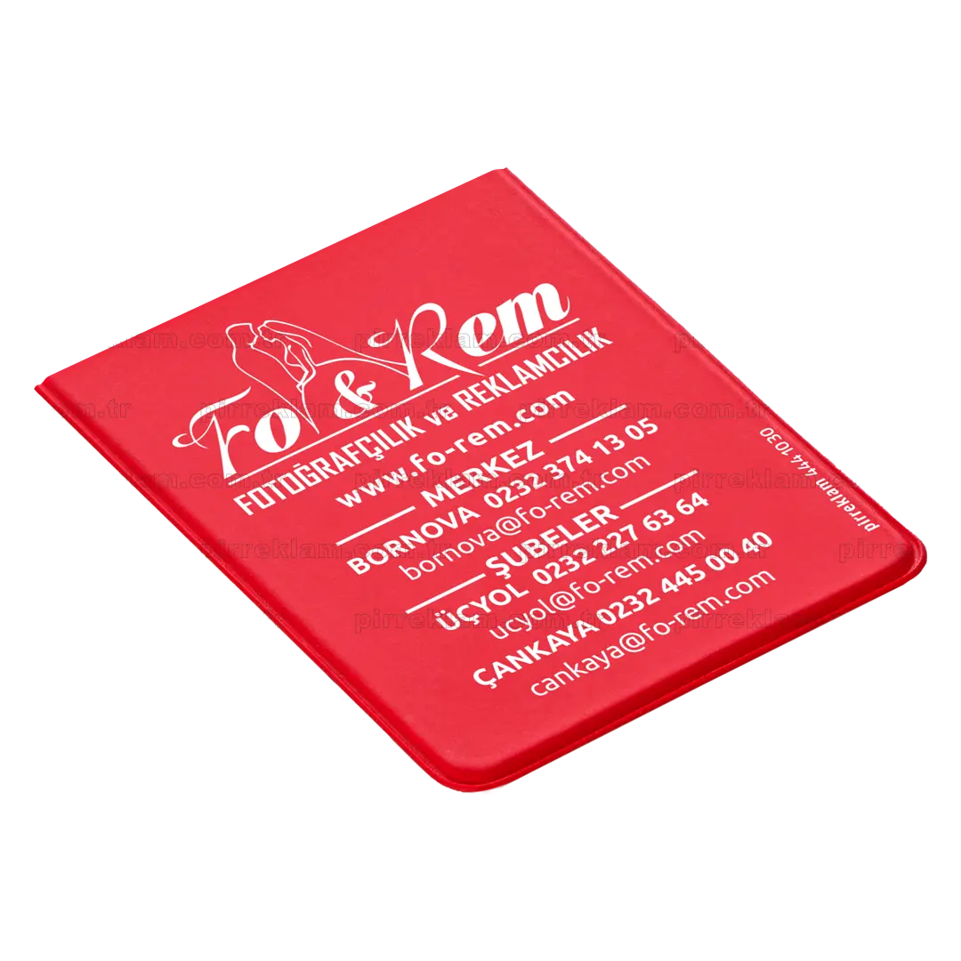 Mat Biala Tekli Vesikalık Kabı-Gümüş Yaldız Baskı