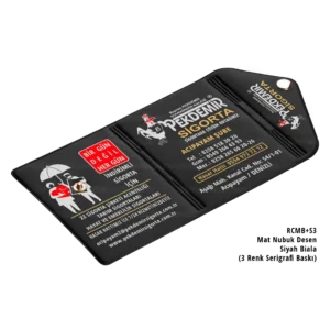 Cıt Cıt Kapaklı Mat Biala Ruhsat Kabı Siyah Üç Renk