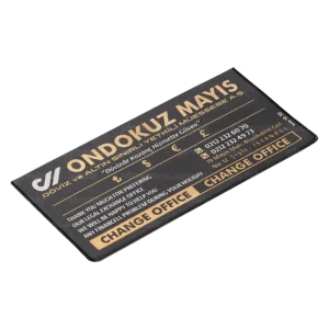 Pvc Döviz Kabı Siyah