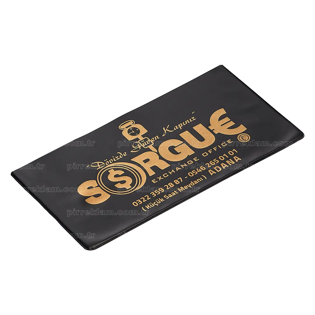 Pvc Döviz Kabı Siyah