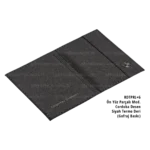 Dikişli Ön Yüz Parçalı Lüks Desenli Ruhsat Kabı Cordoba Siyah RDTPRL+G . a