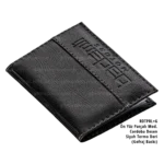 Dikişli Ön Yüz Parçalı Lüks Desenli Ruhsat Kabı Cordoba Siyah RDTPRL+G