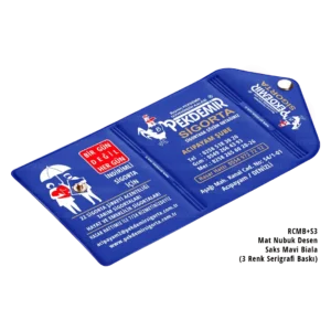 Çıt Çıt Kapaklı Mat Biala Ruhsat Kabı kırmızı-beyaz-a copy