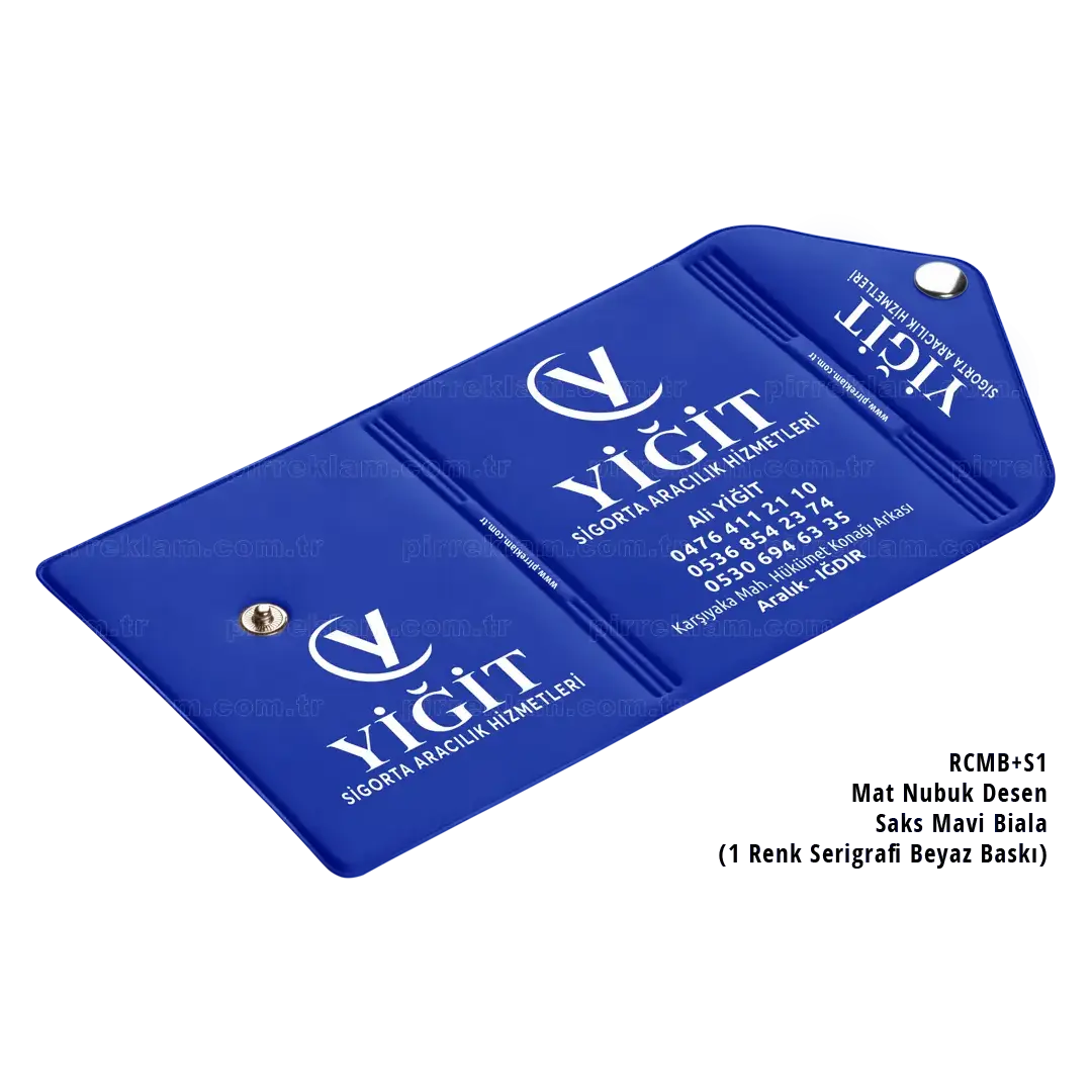 Çıt Çıt Kapaklı Mat Biala Ruhsat Saks Mavi