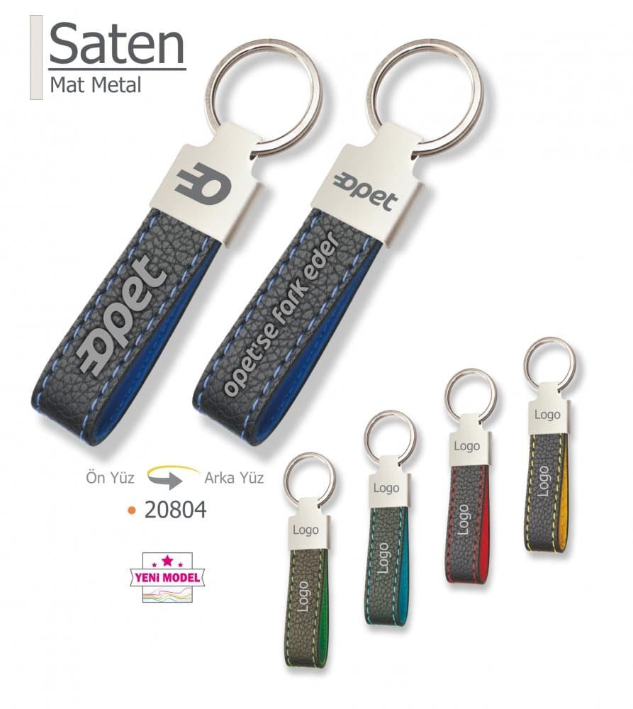 Suni Deri Anahtarlık